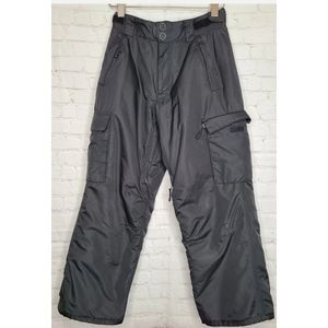 Boys LIQUID VENTURE 8K Black Snow Ski Pants